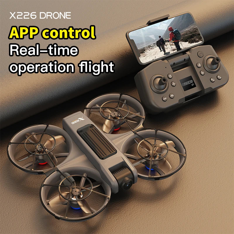 X226 Rechargeable Drone With Dual Camera And Optical Flow Hover