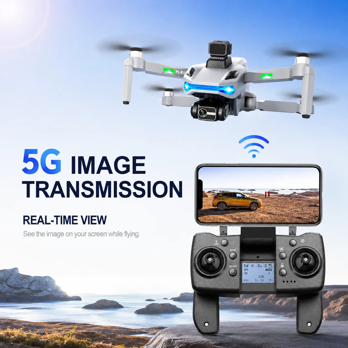 ZNLYRION S135 Drone With GPS Auto Return And 8K Camera