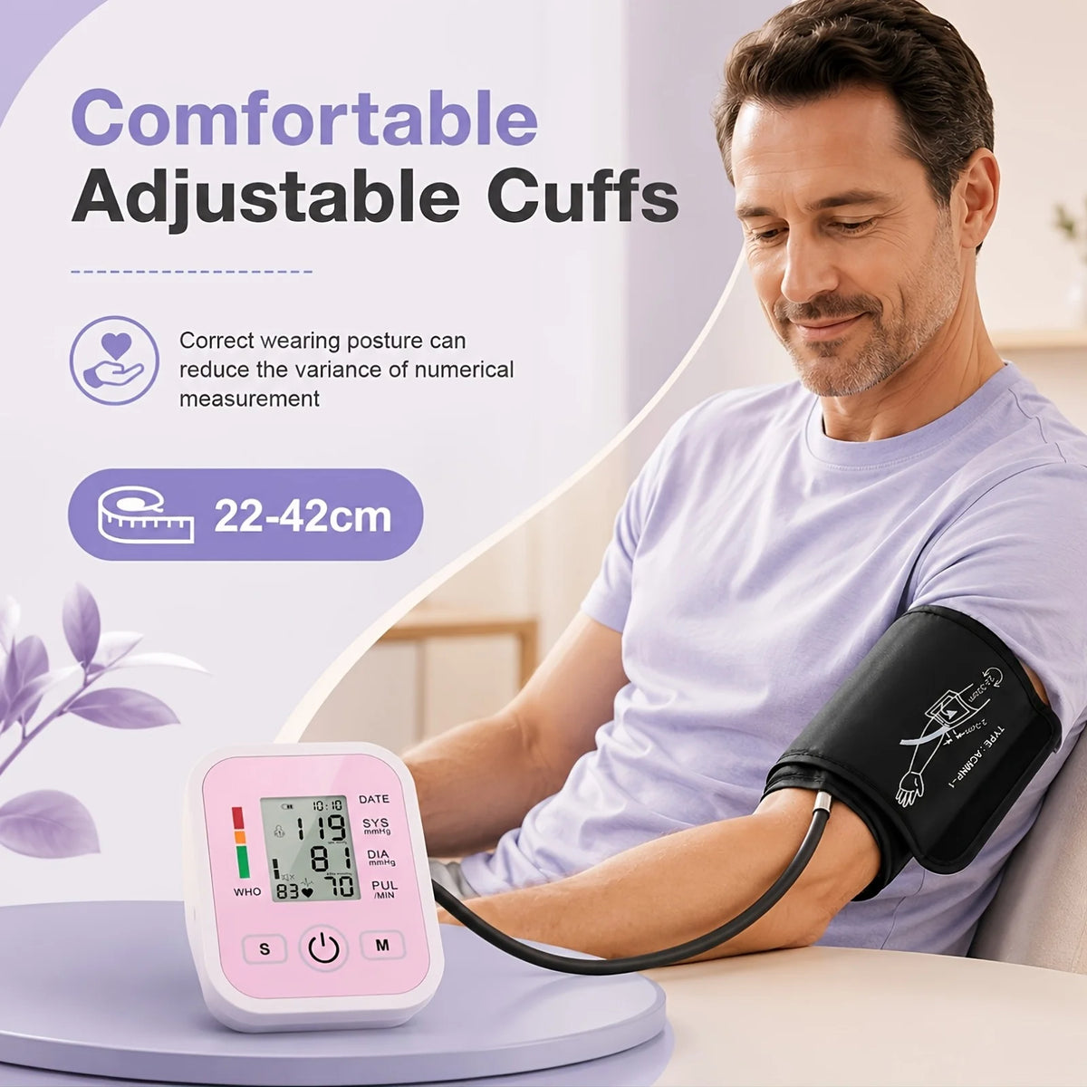 Jitesy Digital Arm Blood Pressure Monitor With Pulse Oximeter