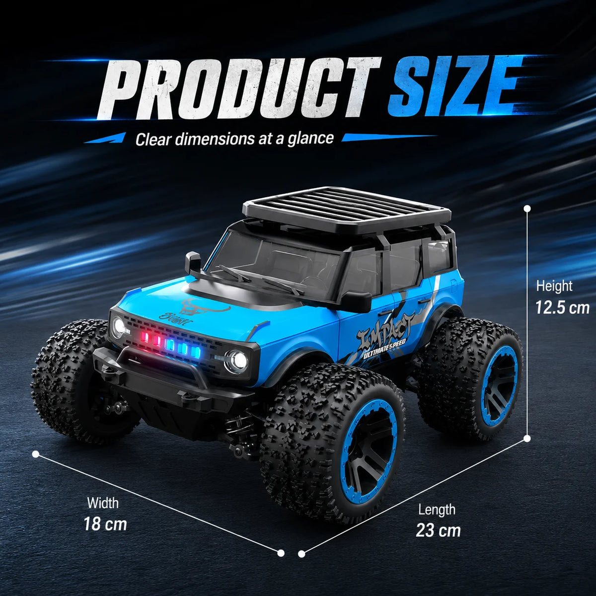 Znlyrion 4wd Remote Control RC Car With Full Proportional Control