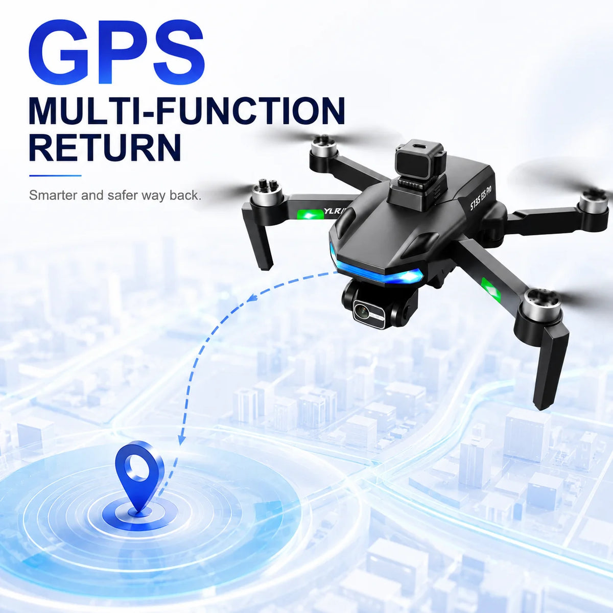 ZNLYRION S135 Drone With GPS Auto Return And 8K Camera