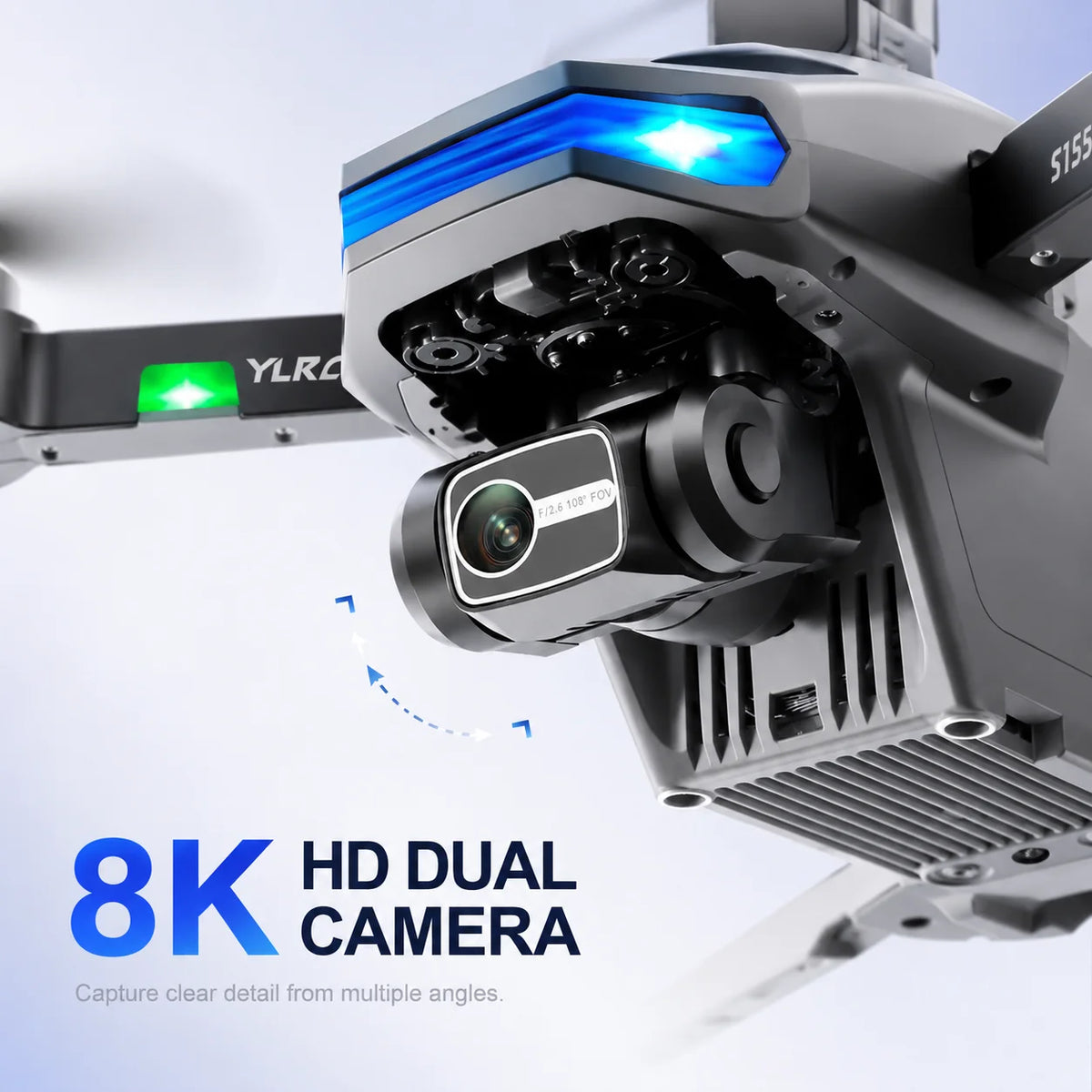 ZNLYRION S135 Drone With GPS Auto Return And 8K Camera