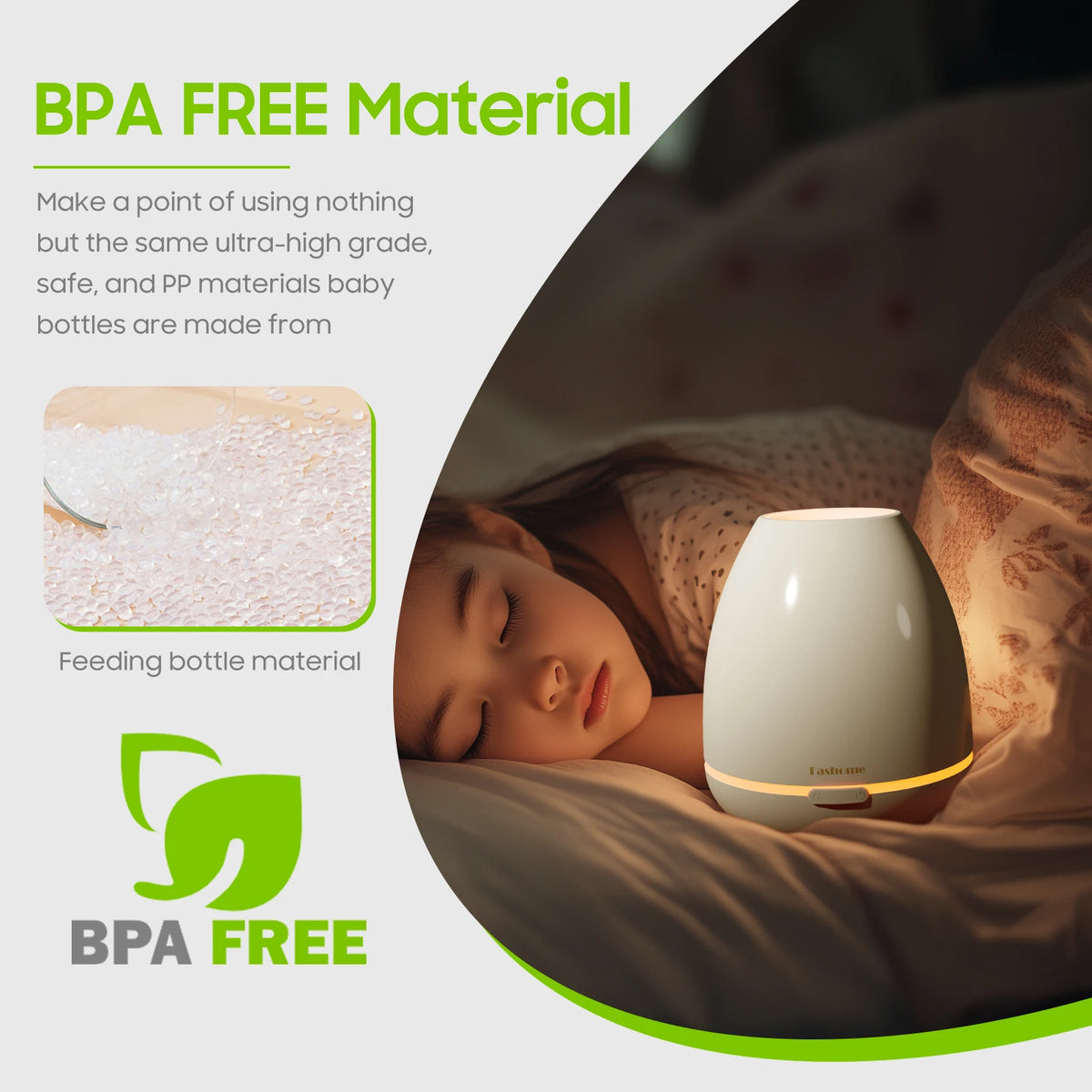 Fashome Ultrasonic Aromatherapy Diffuser With Auto Shut Off