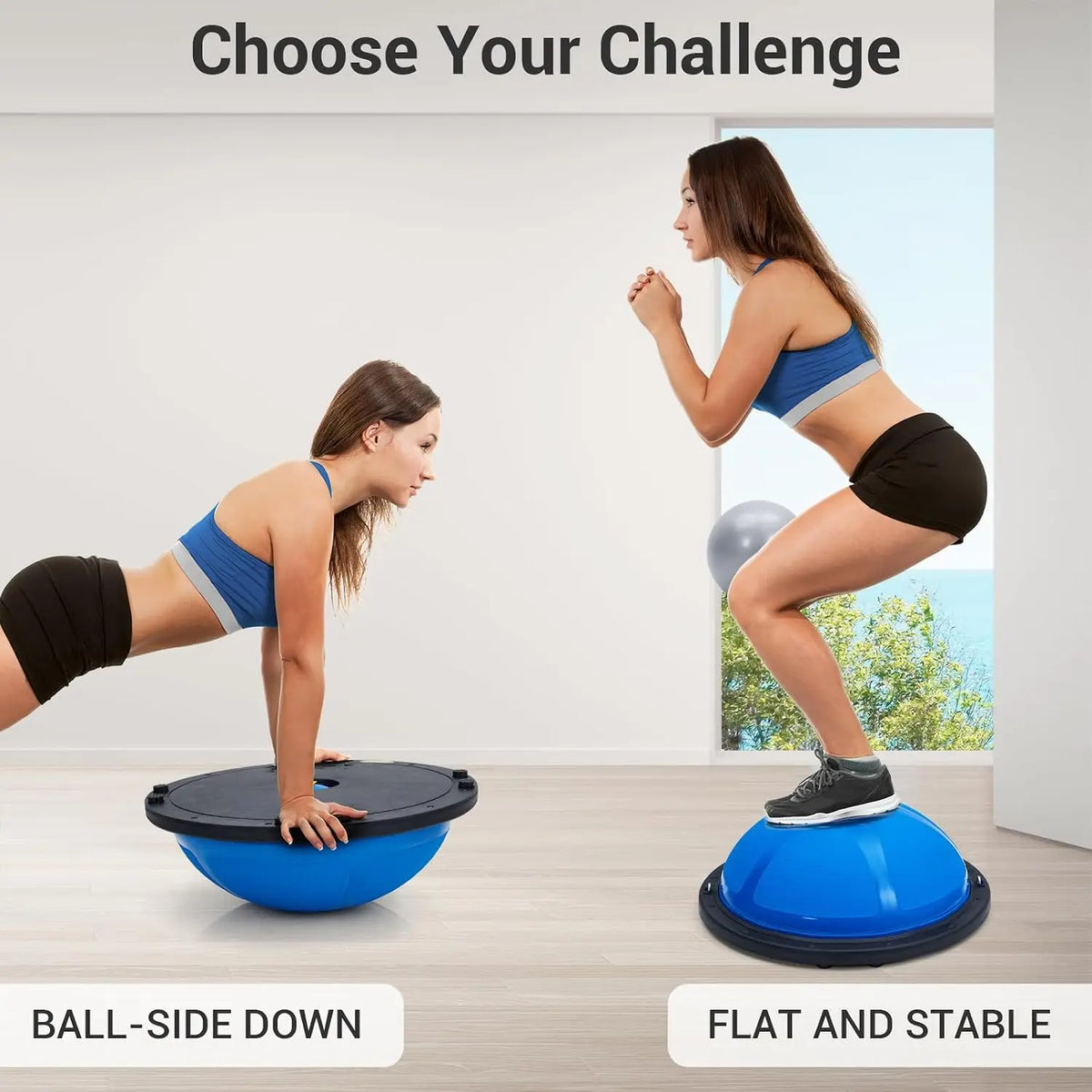 Premium Anti Burst Half Balance Exercise Ball Core Training Equipment
