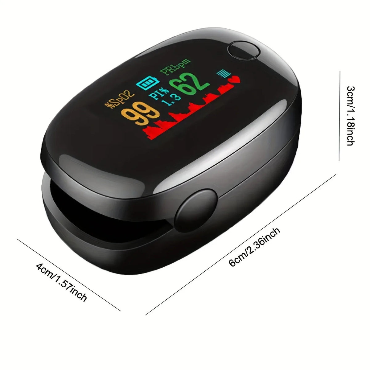 Jitesy Digital Finger Pulse Oximeter With SpO2 Heart Rate Monitor