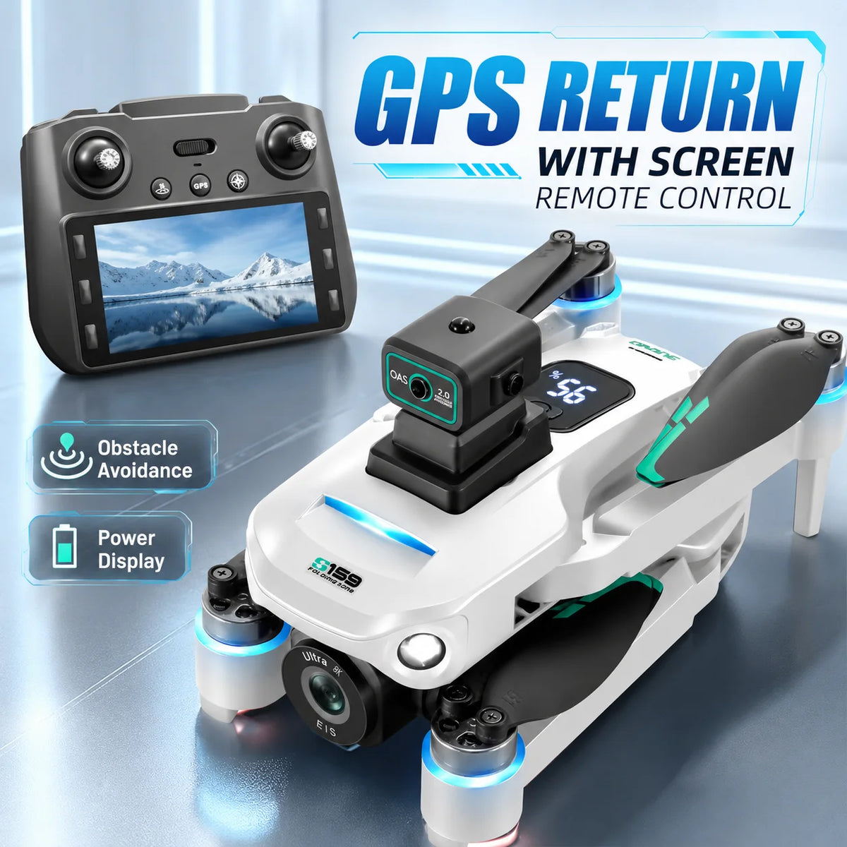ZNLYRION S159 Brushless GPS Drone With Professional 8K Camera System