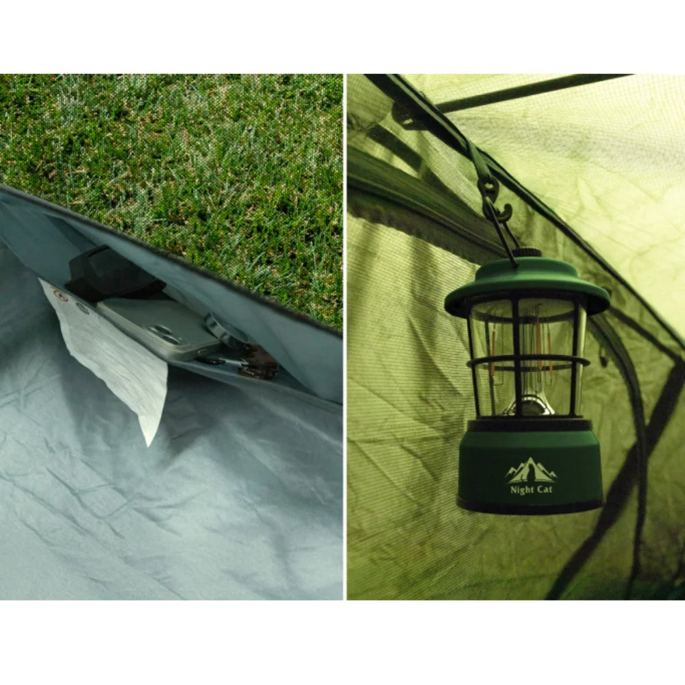 Night Cat Waterproof Elevated Camping Cot Tent With Vestibule