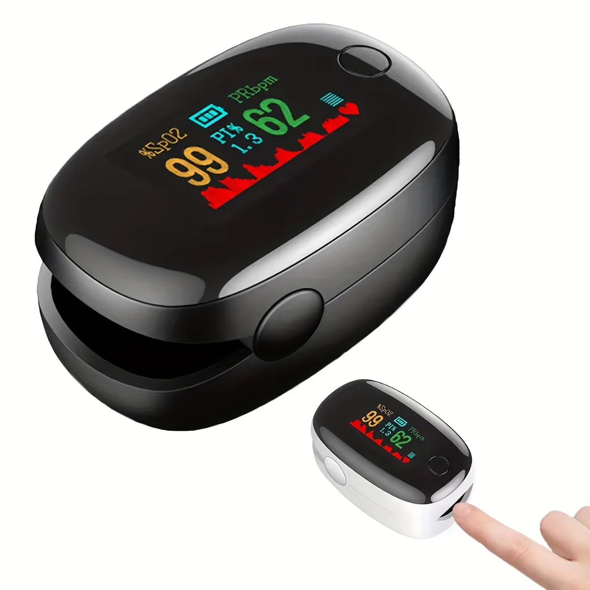 Jitesy Digital Finger Pulse Oximeter With SpO2 Heart Rate Monitor