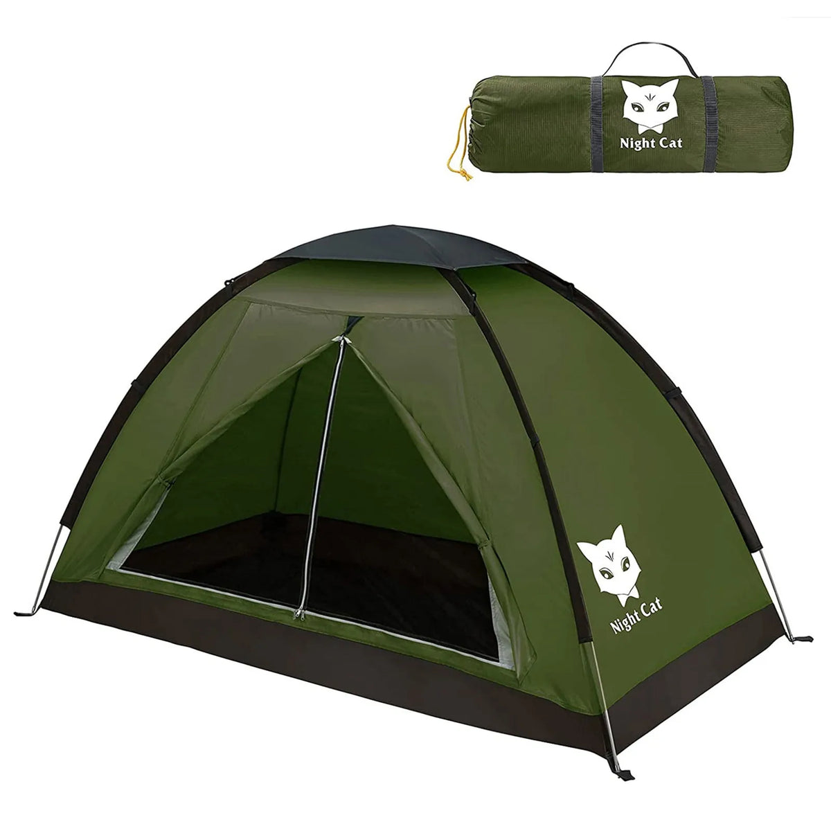 Night Cat Lightweight Waterproof Backpacking Camping Tent
