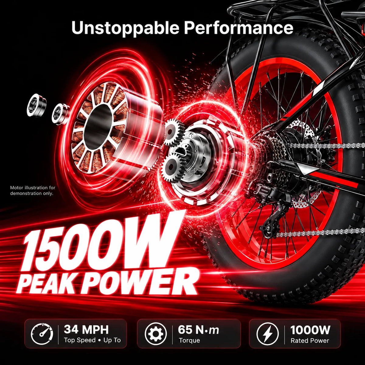 EOEOTWO Electric Bike With Removable Battery And Dual Disc Brakes
