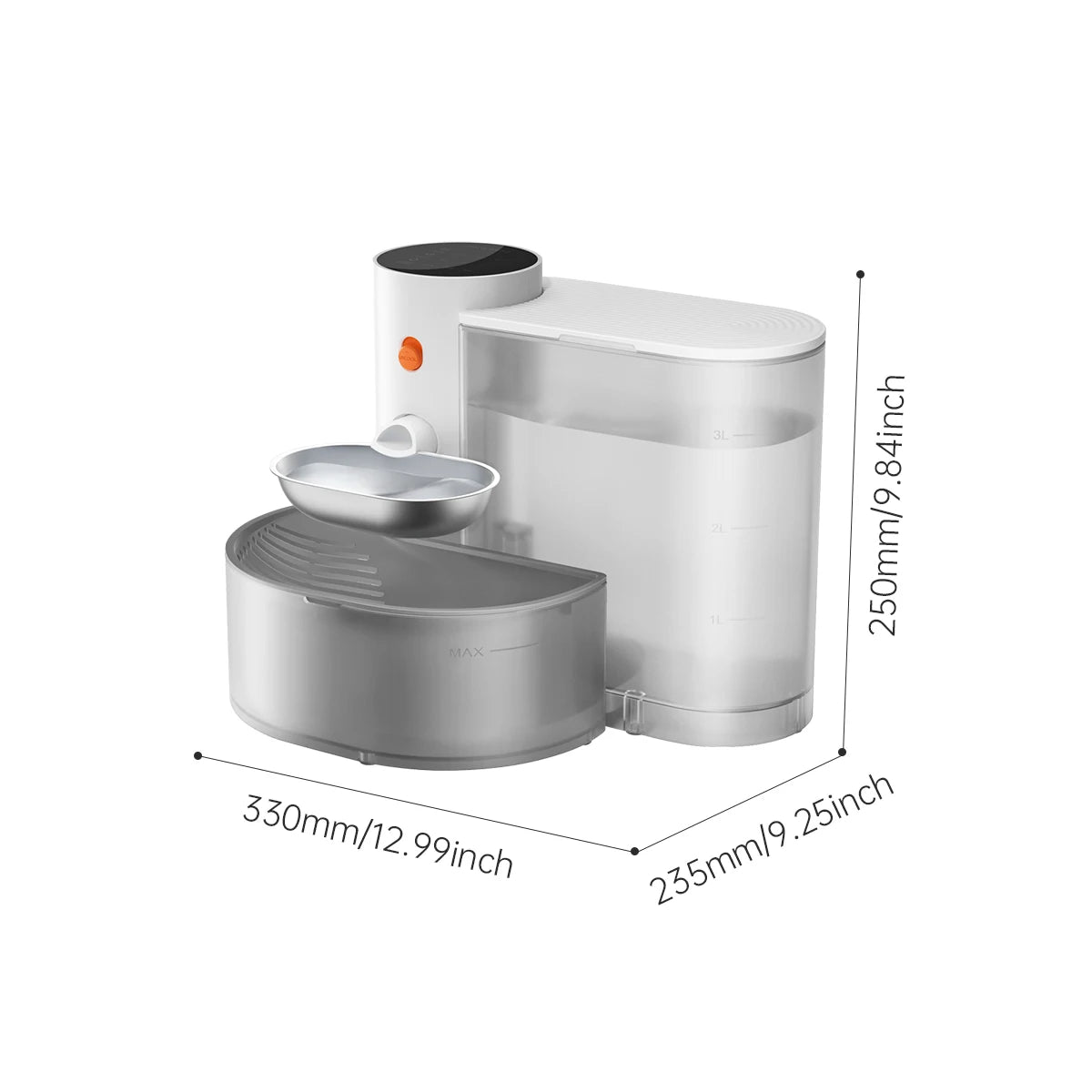 Petgravity Automatic Stainless Steel Pet Water Dispenser