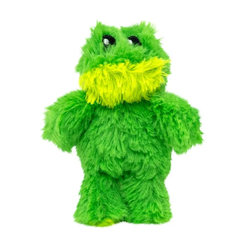 Durable Fleece Dog Toy With Loud Squeaker And Frog Design