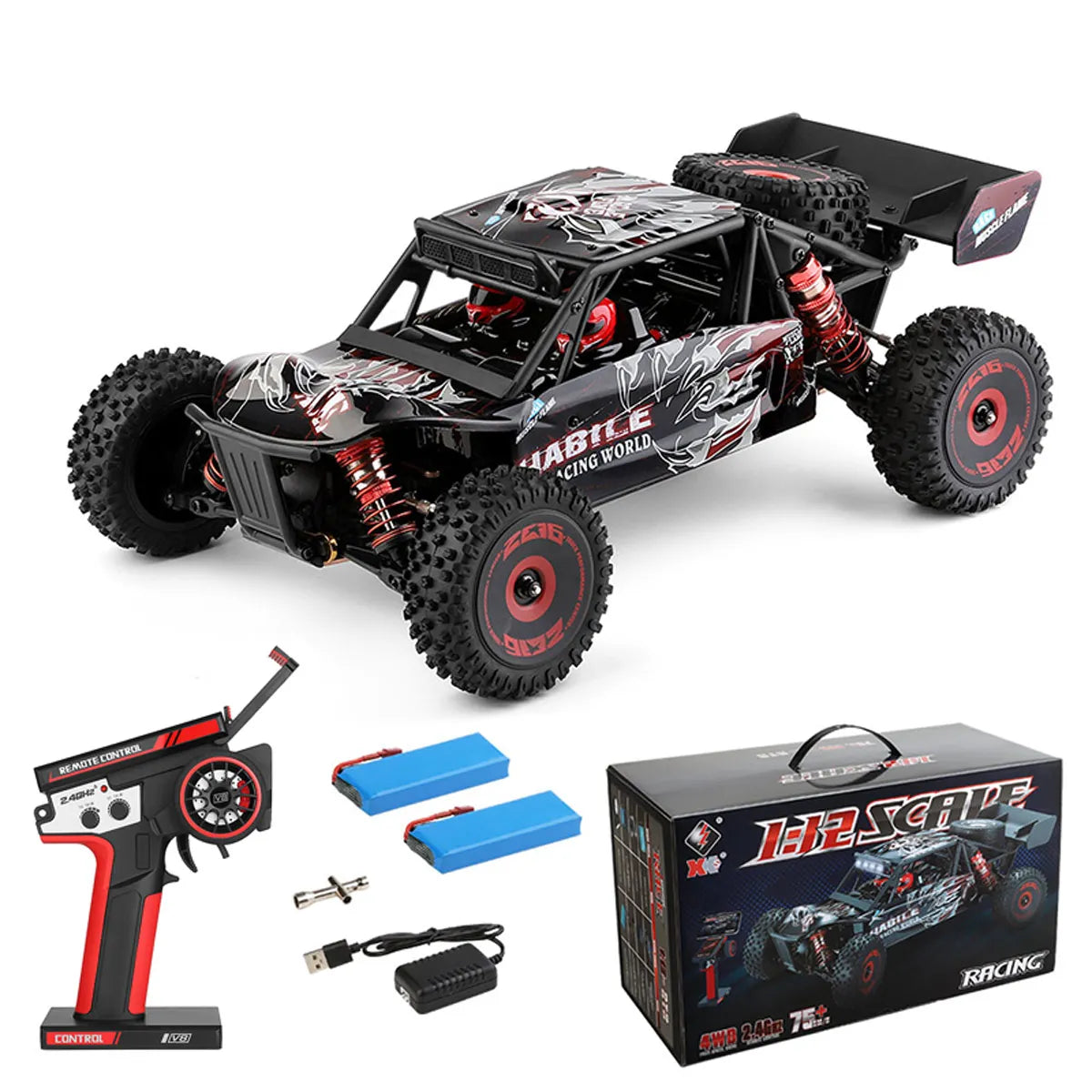 Jikefun Brushless 4WD Remote Control Off Road Crawler Car