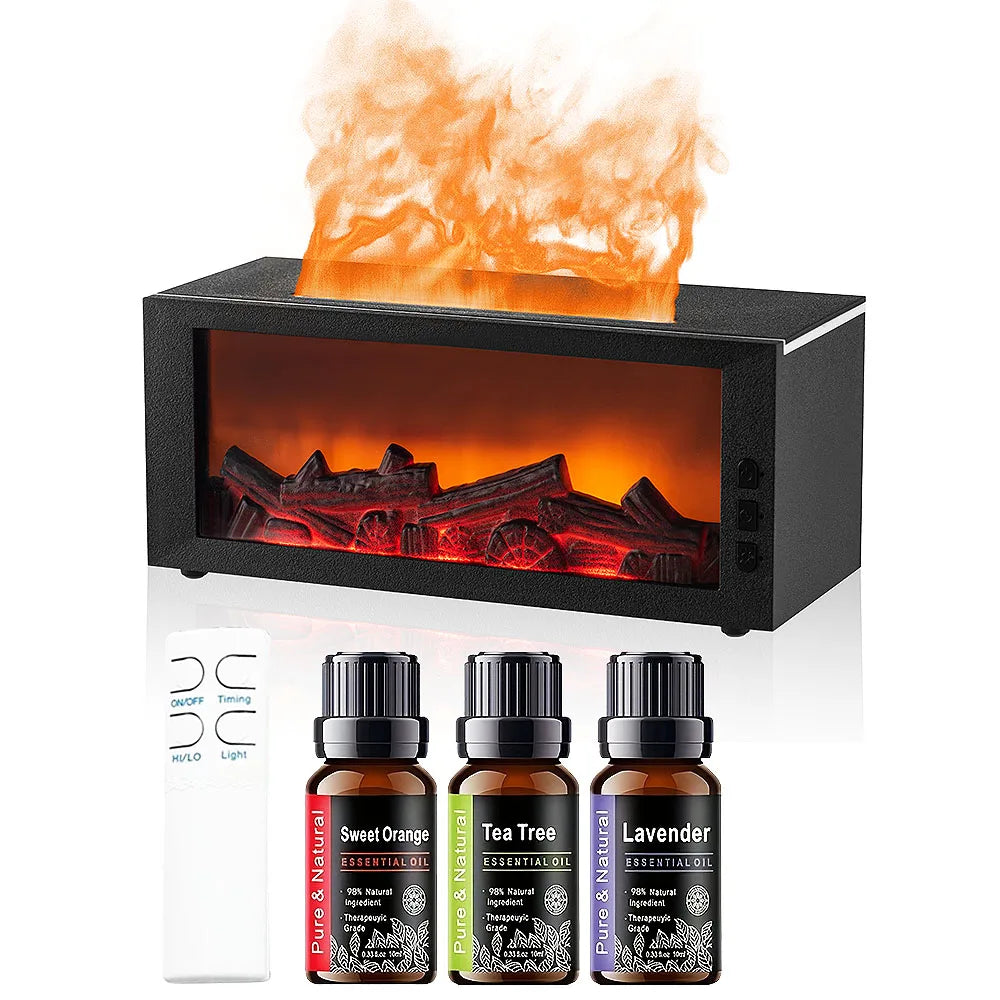 Miflame Ultrasonic Cool Mist Humidifier And Aroma Diffuser LED Light