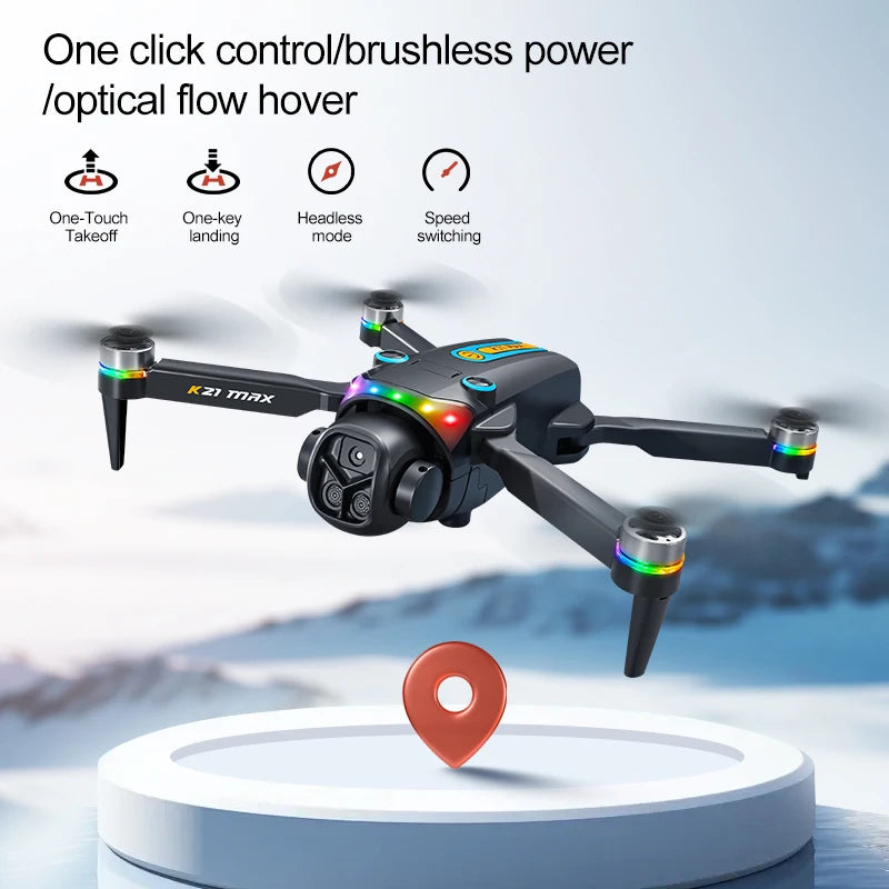 Evanovm K21MAX Drone With Built In Screen Controller For Beginners
