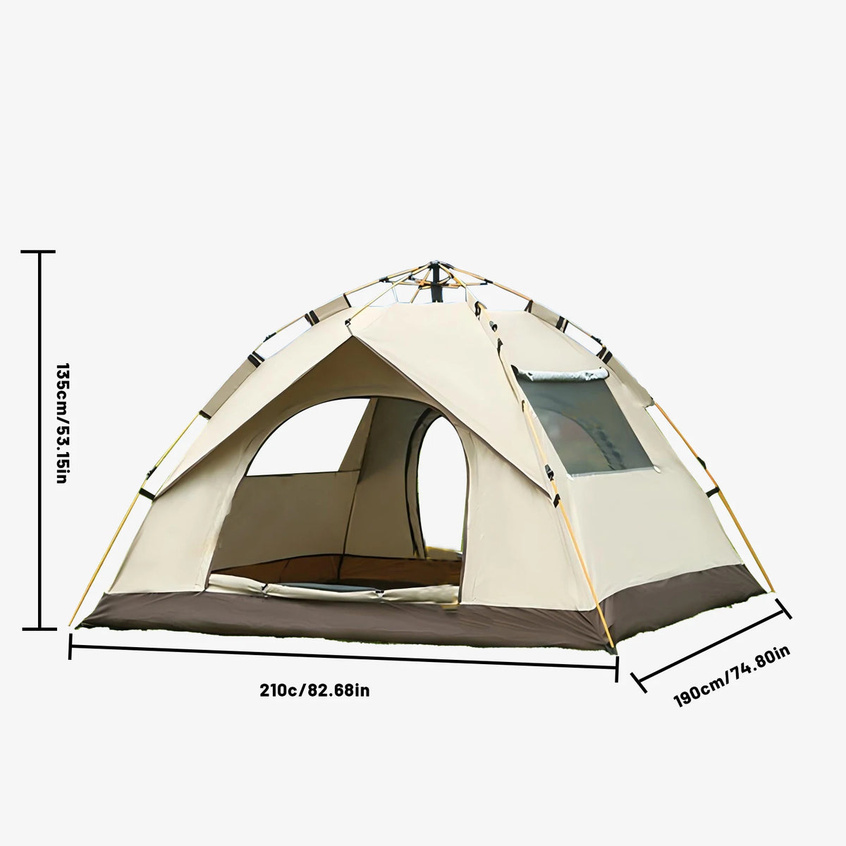 Pakicetus Instant Pop Up Dome Tent For Outdoor Family Camping