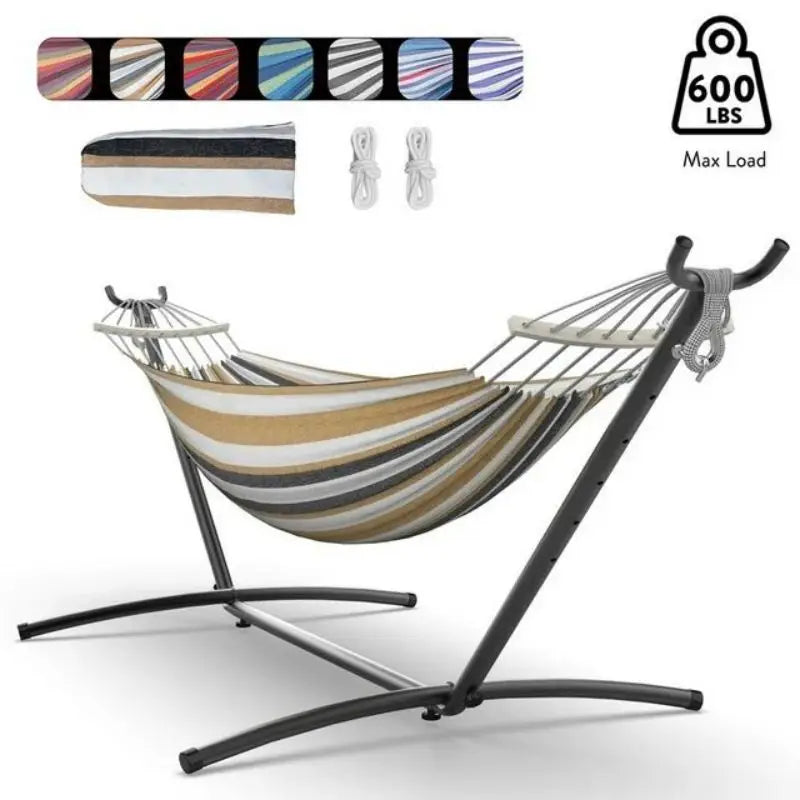 Gyroor Heavy Duty Adjustable Stand Hammock With Carry Sack