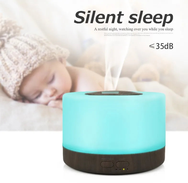 Miflame Ultrasonic Cool Mist Humidifier With Led Night Light