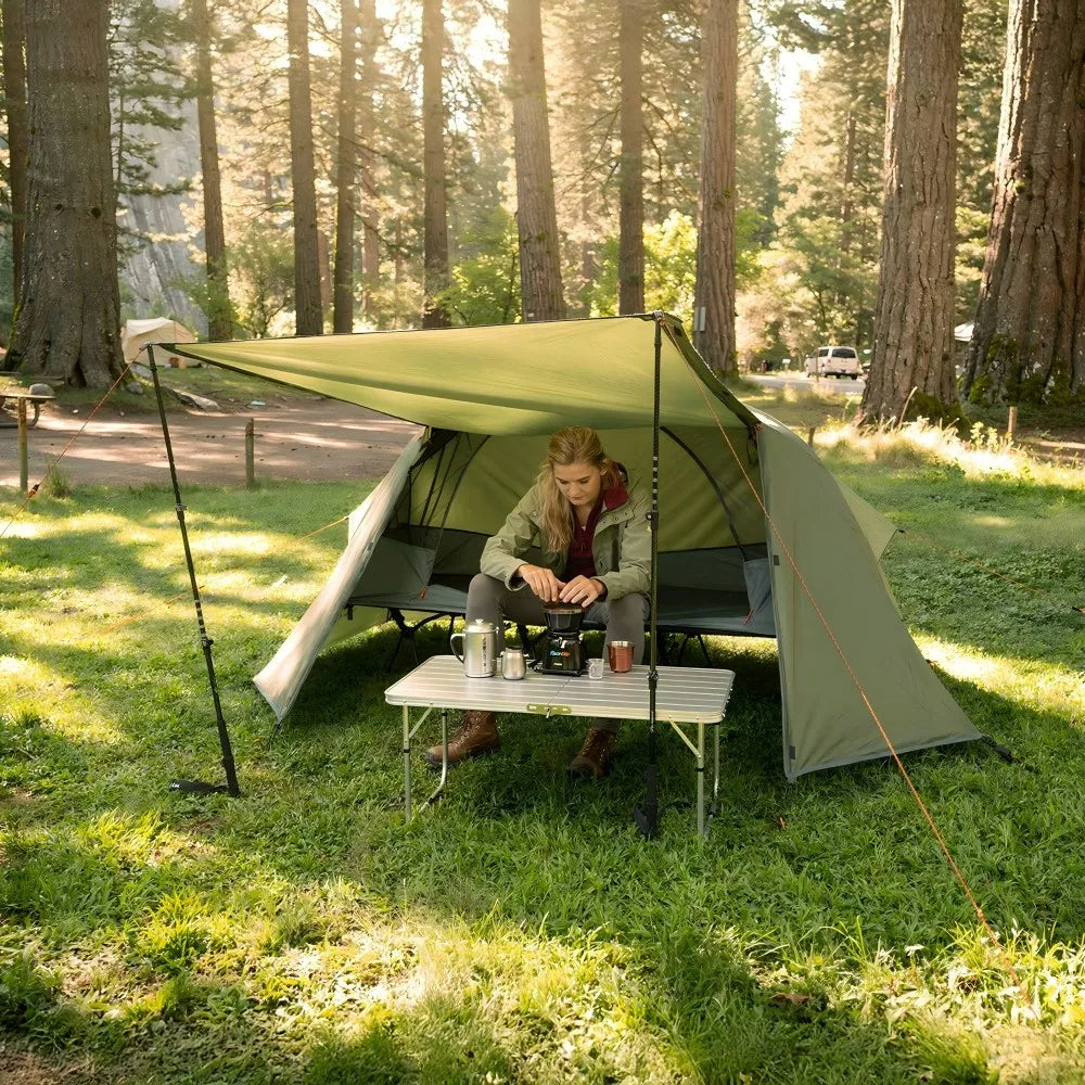 Night Cat Waterproof Elevated Camping Cot Tent With Vestibule