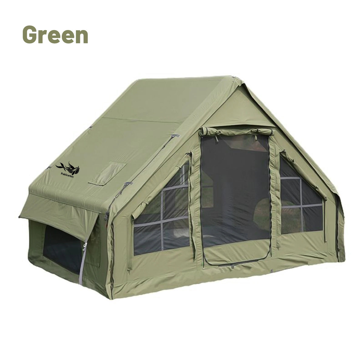 Pakicetus Easy Setup Inflatable Glamping Tent With Roof Window
