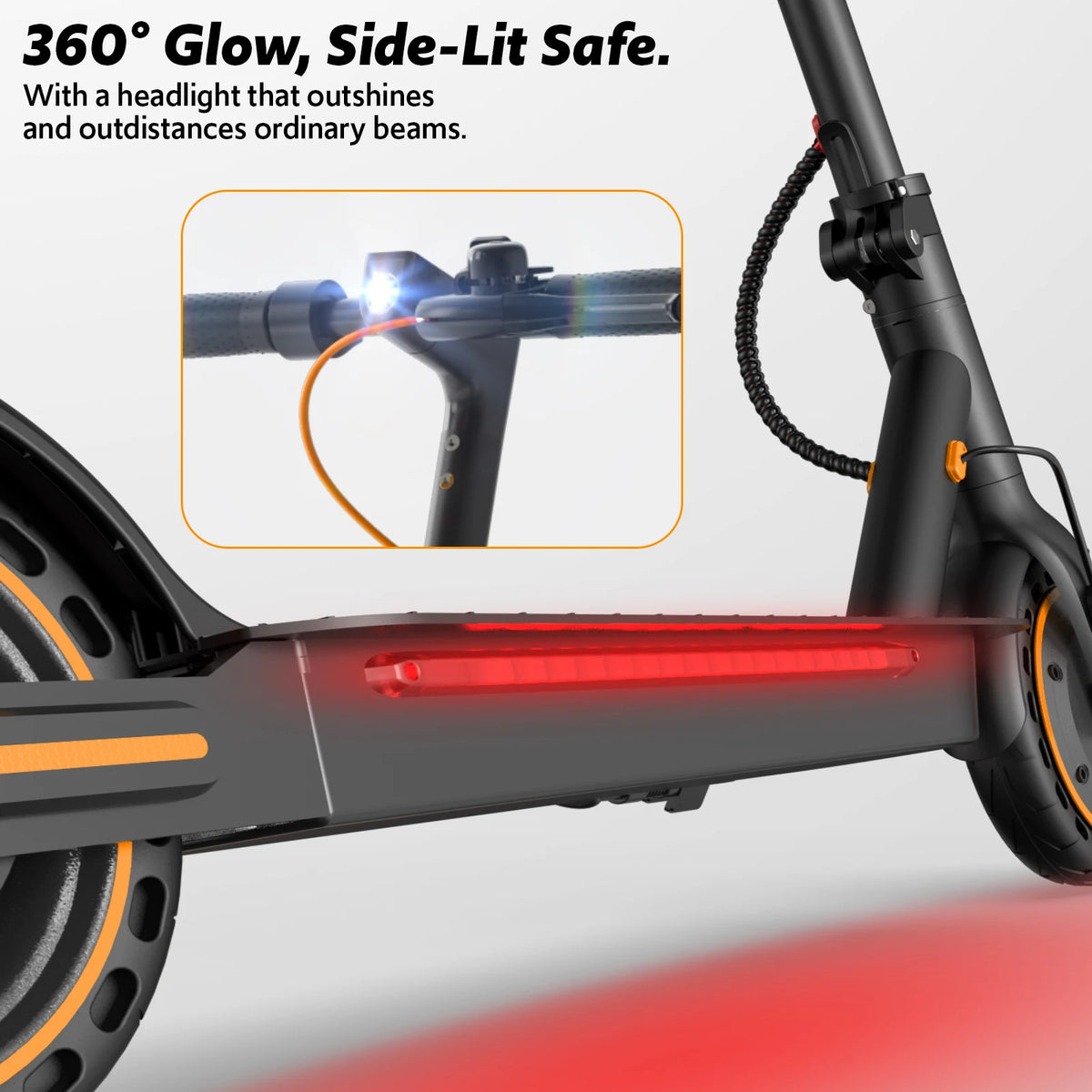 Osboo 550W Foldable Adult Electric Scooter With Smart App Control