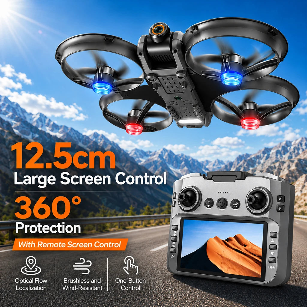 ZNLYRION S156 RC Drone With 8K Dual Camera Brushless Precision Flight