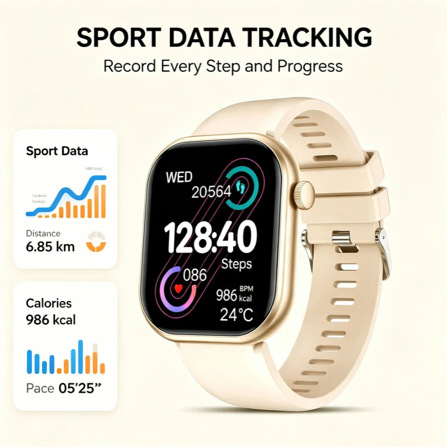 ERUN Wireless Smart Watch Bluetooth Calling TFT Display