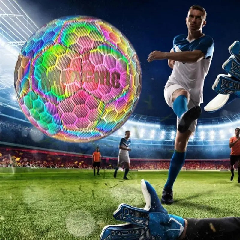 Luminous Reflective Soccer Ball For Night Training Sessions