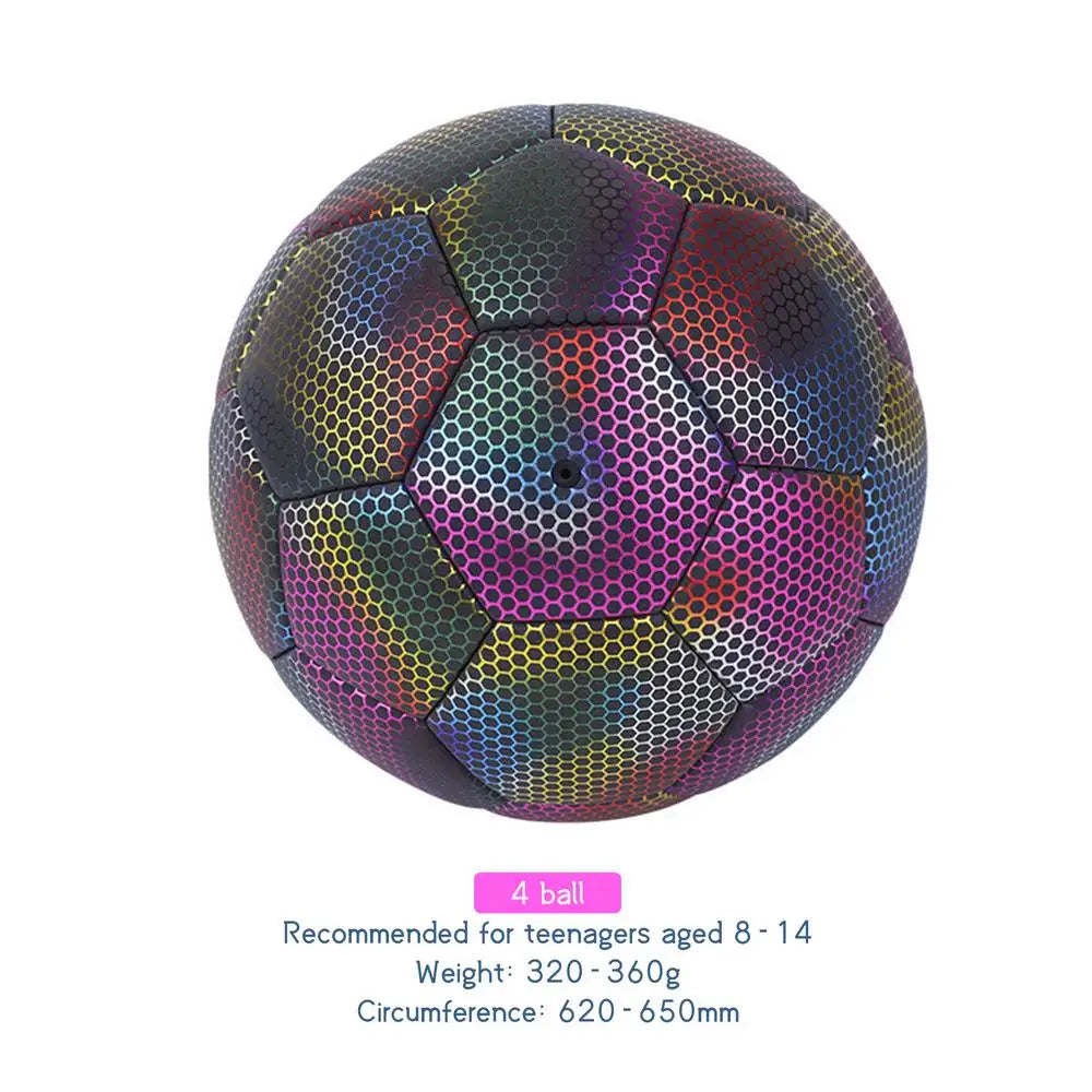 Luminous Reflective Soccer Ball For Night Training Sessions
