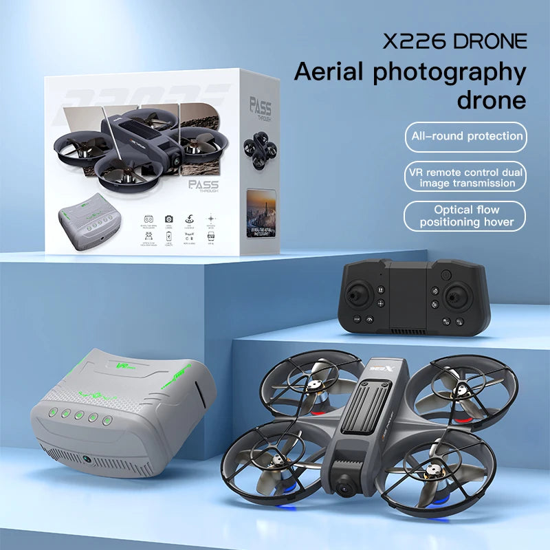 X226 Rechargeable Drone With Dual Camera And Optical Flow Hover