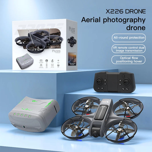 X226 Rechargeable Drone With Dual Camera And Optical Flow Hover