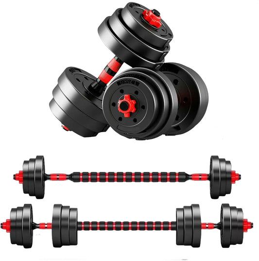 Heavy Duty Adjustable Dumbbell Set With Ergonomic Handles For Fitness