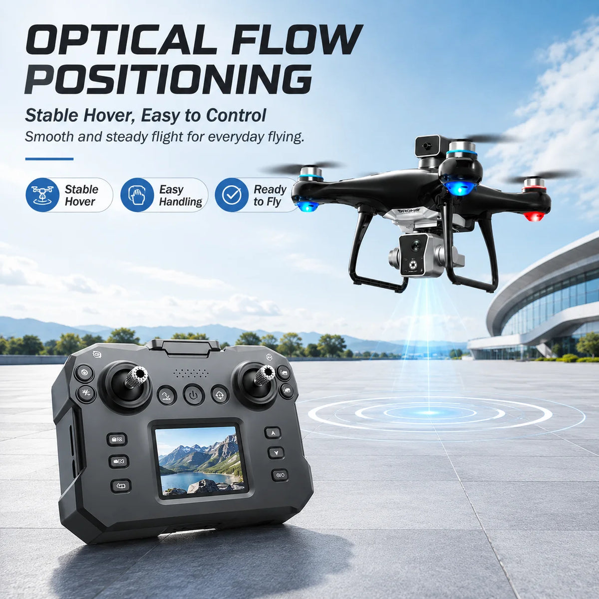 ZNLYRION Brushless RC Drone Featuring 360 Obstacle Avoidance System