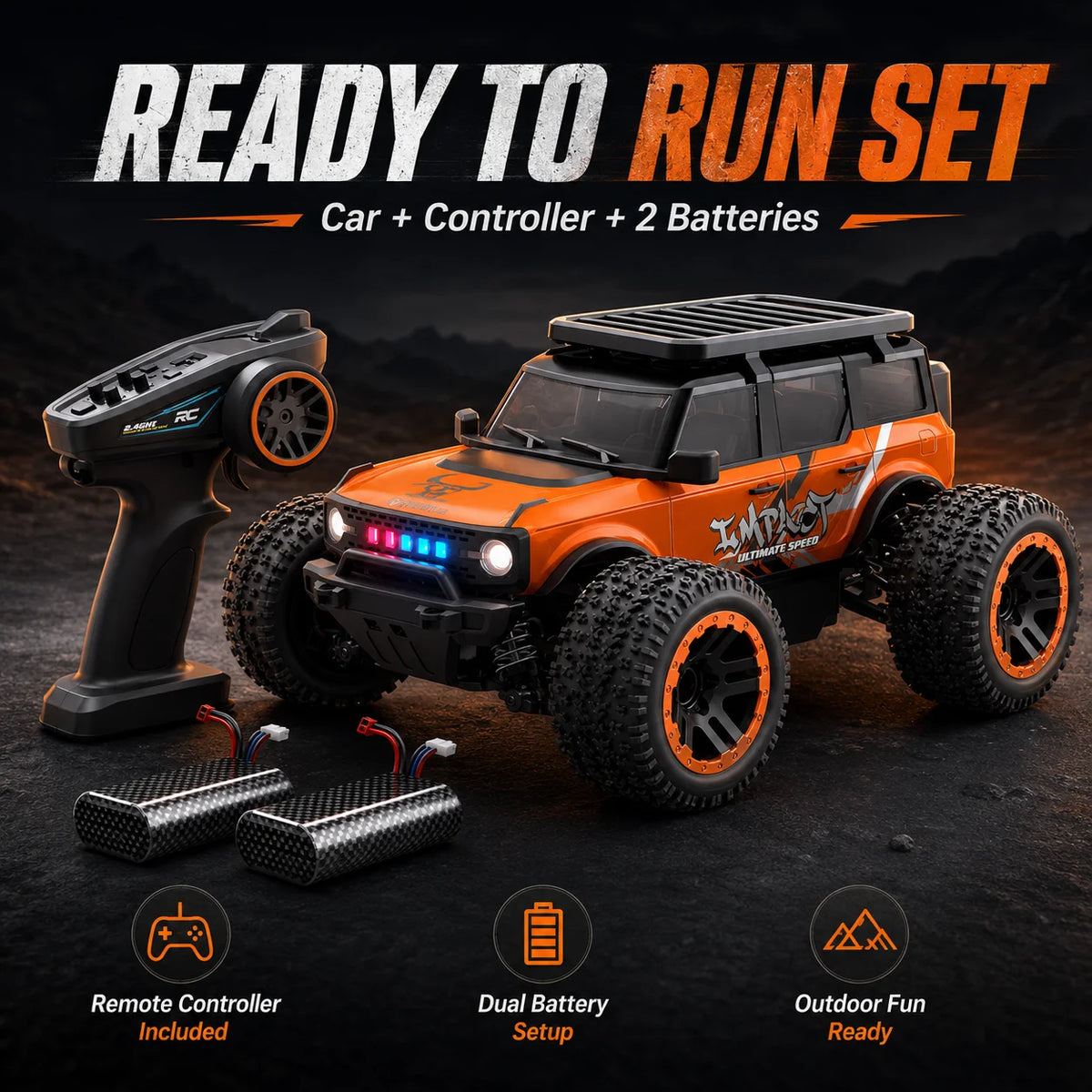 Znlyrion 4wd Remote Control RC Car With Full Proportional Control