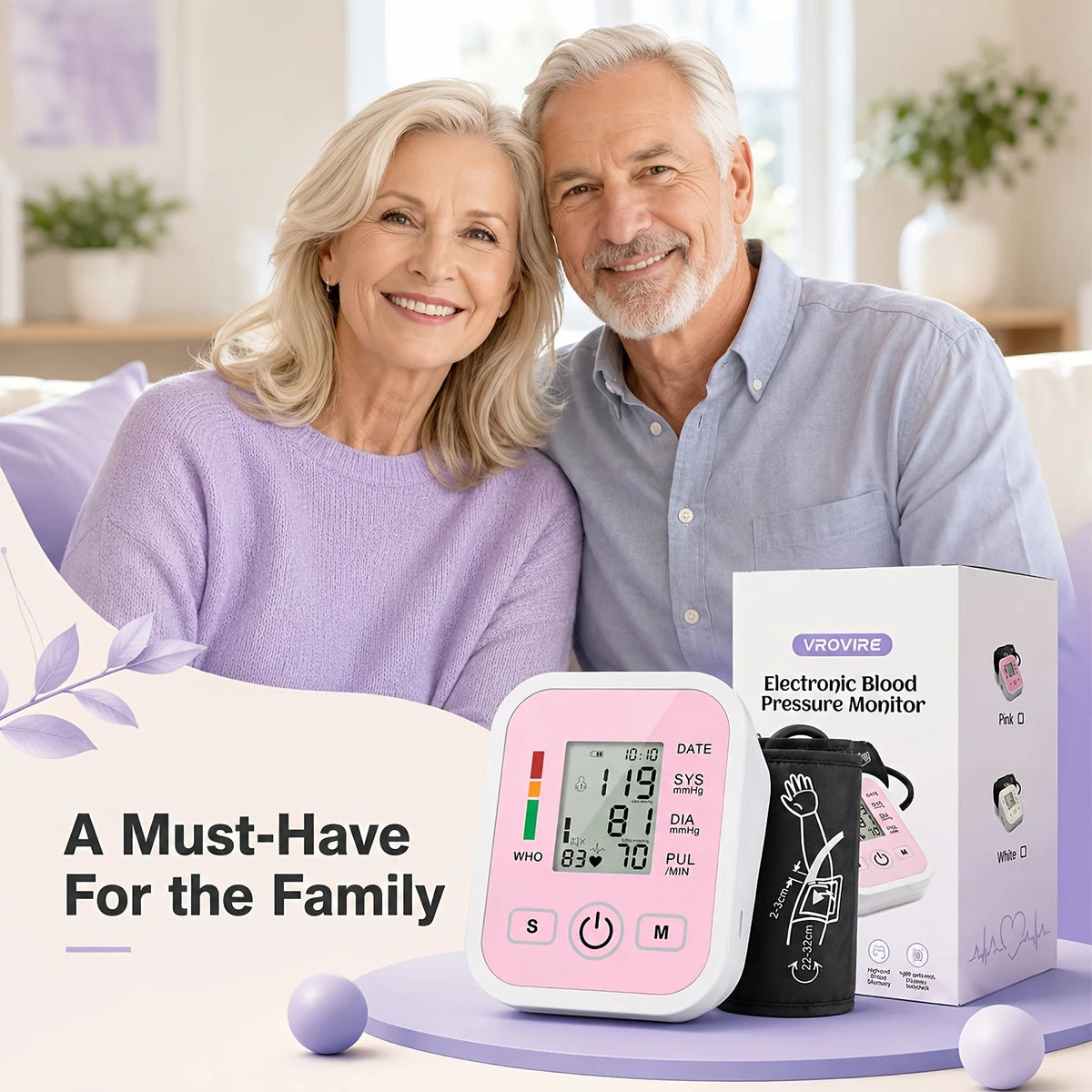 Jitesy Digital Arm Blood Pressure Monitor With Pulse Oximeter
