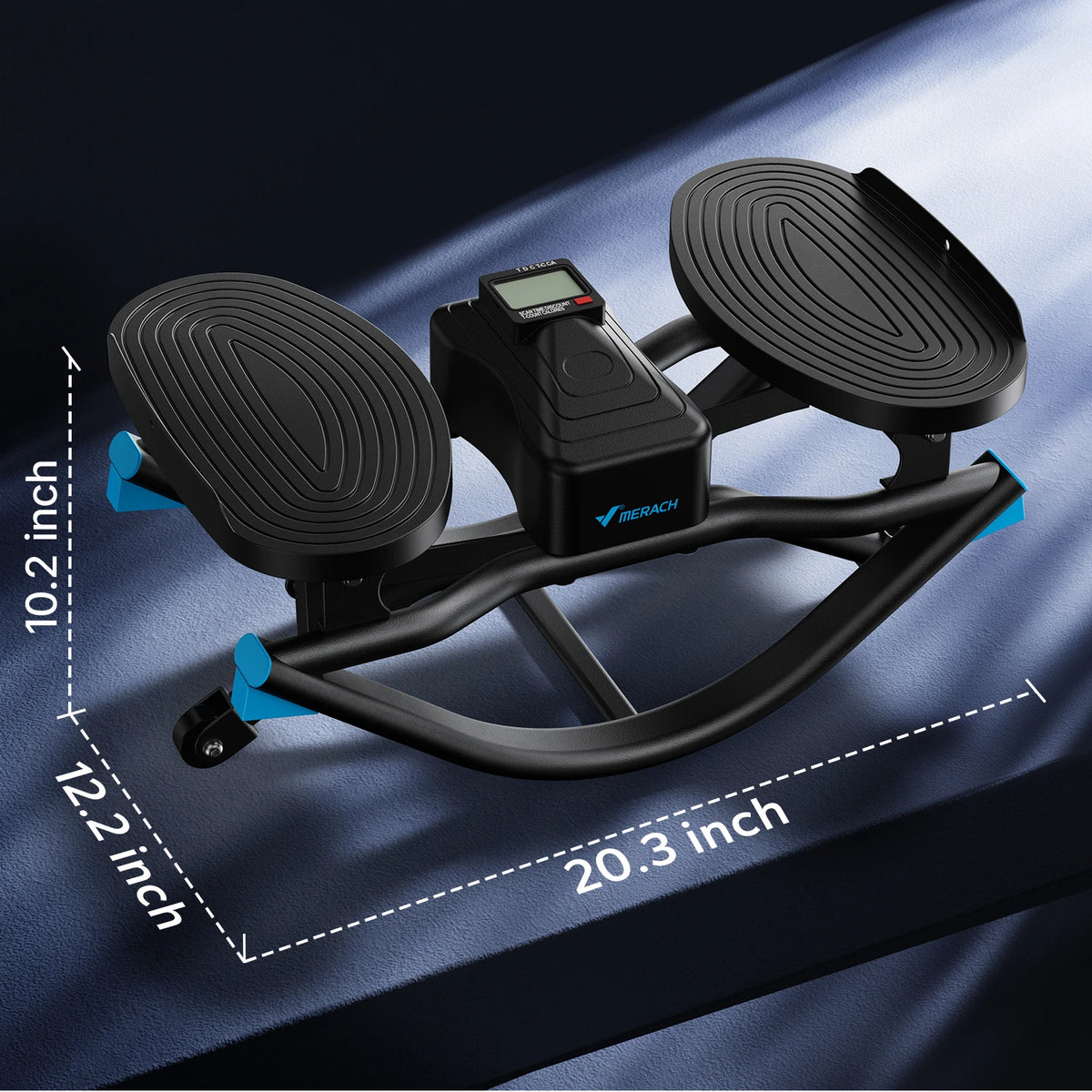 Merach Silent Rocking Stepper For Core And Waist Training