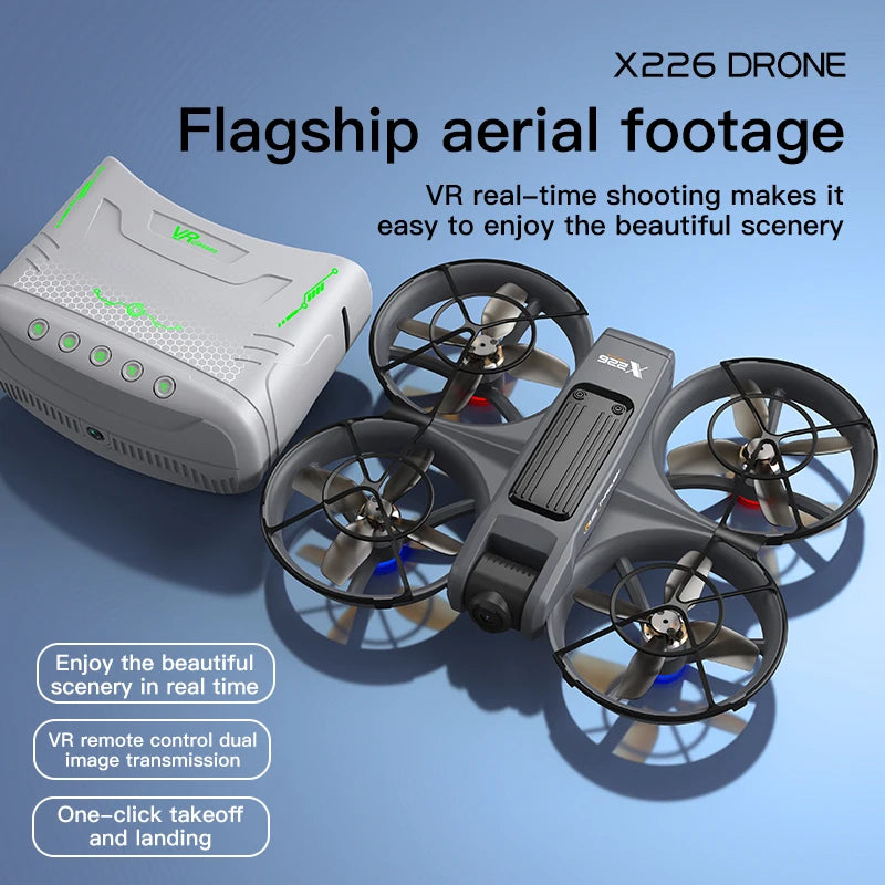 X226 Rechargeable Drone With Dual Camera And Optical Flow Hover