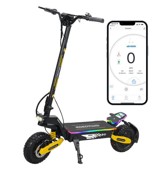 EOEOTWO 2400W Dual Motor Electric Scooter Featuring Foldable Hydraulic Brakes