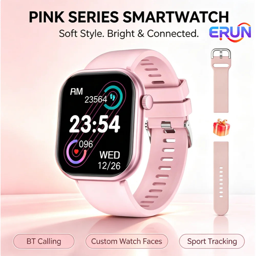 ERUN Wireless Smart Watch Featuring Activity Tracking and Calling