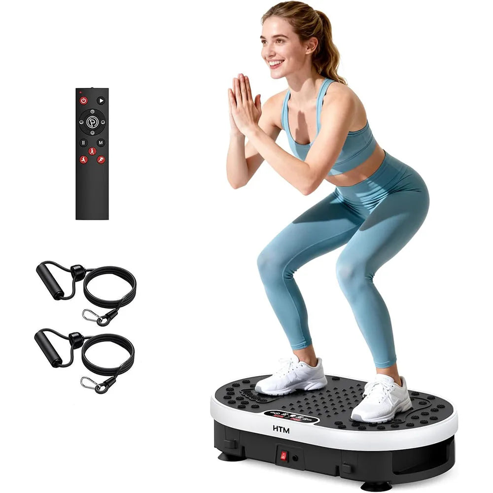 HTM Vibration Plate Exercise Machine With Remote Control For Fitness