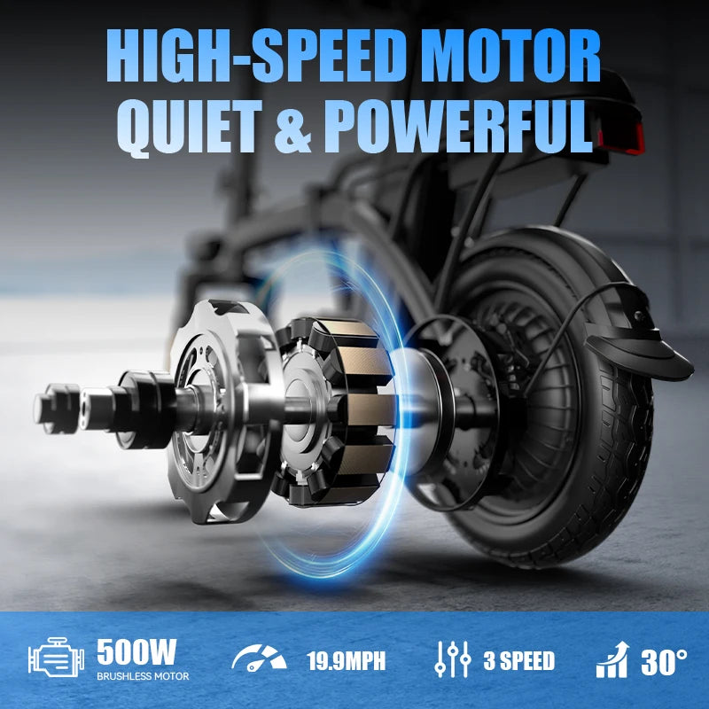 G11 Foldable Electric Bike With 500W Motor For Urban Commuting
