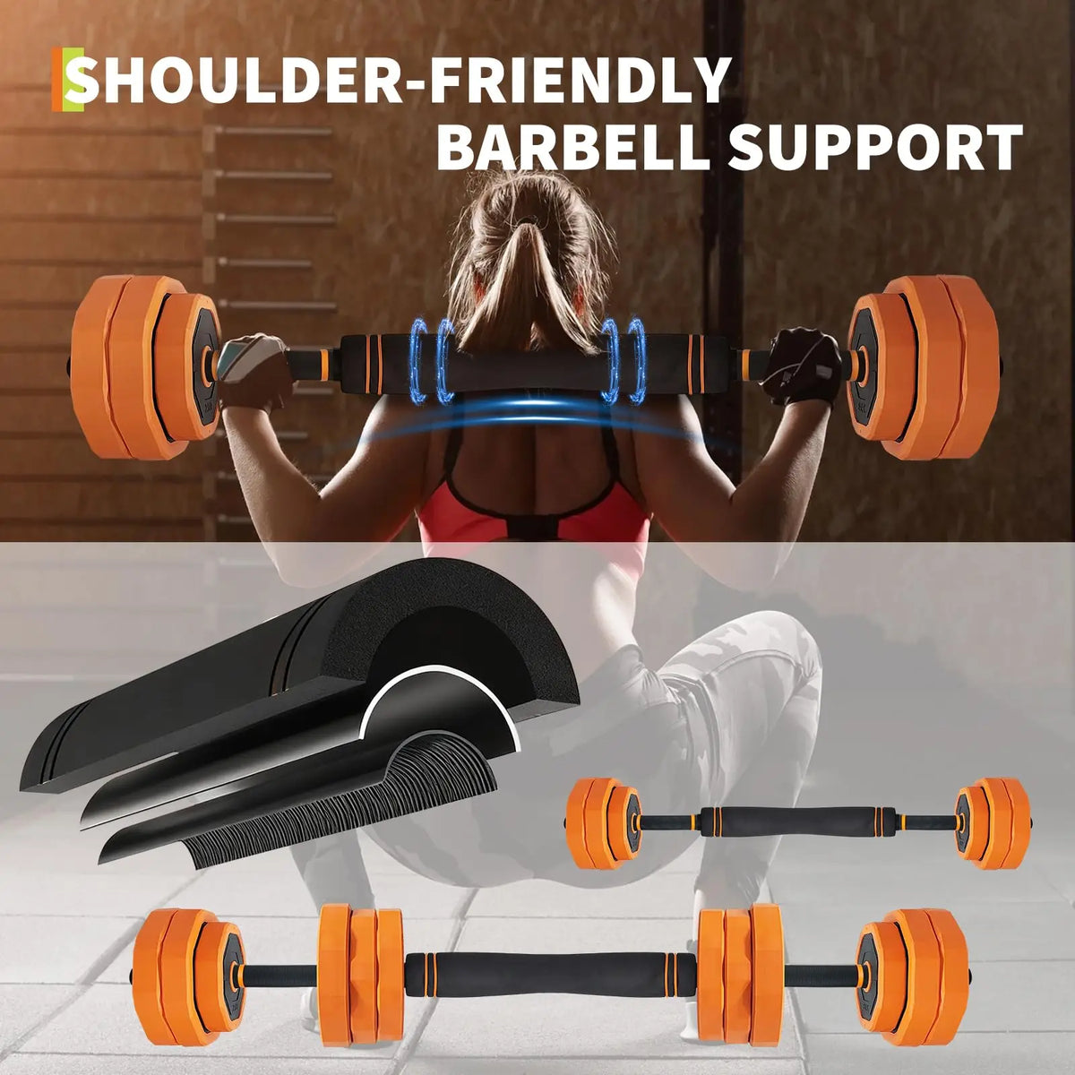 Adjustable Dumbbells Set For Home Gym Strength Training Equipment