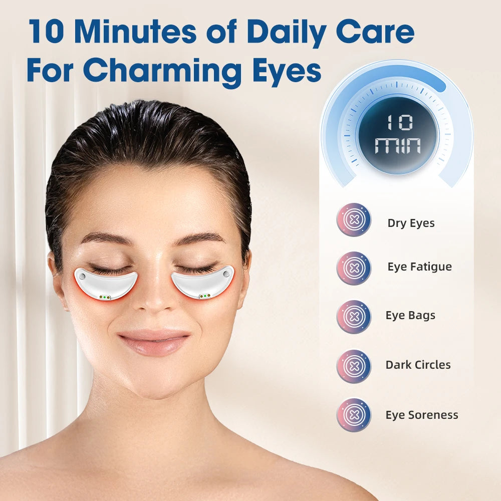 Hailicare 660nm Led Eye Anti Wrinkle Facial Beauty Massager