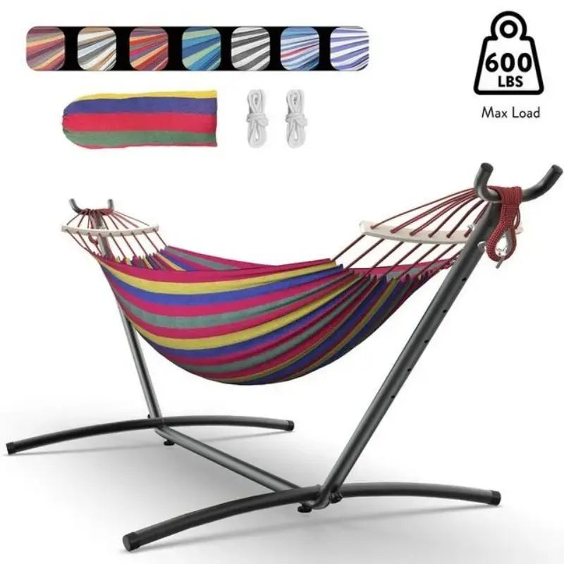 Gyroor Heavy Duty Adjustable Stand Hammock With Carry Sack