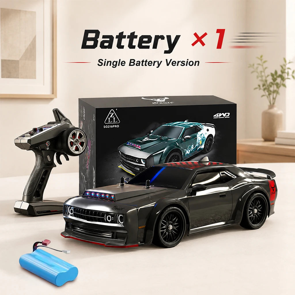ZNLYRION Brushless 4WD Remote Control Drift Racing Car LED Lights