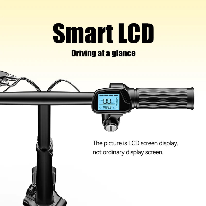 Compact Foldable Electric Bicycle Featuring Powerful Brushless Motor