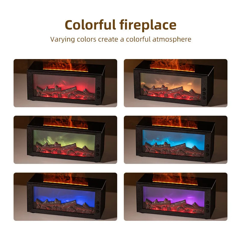 Miflame Ultrasonic Cool Mist Humidifier And Aroma Diffuser LED Light