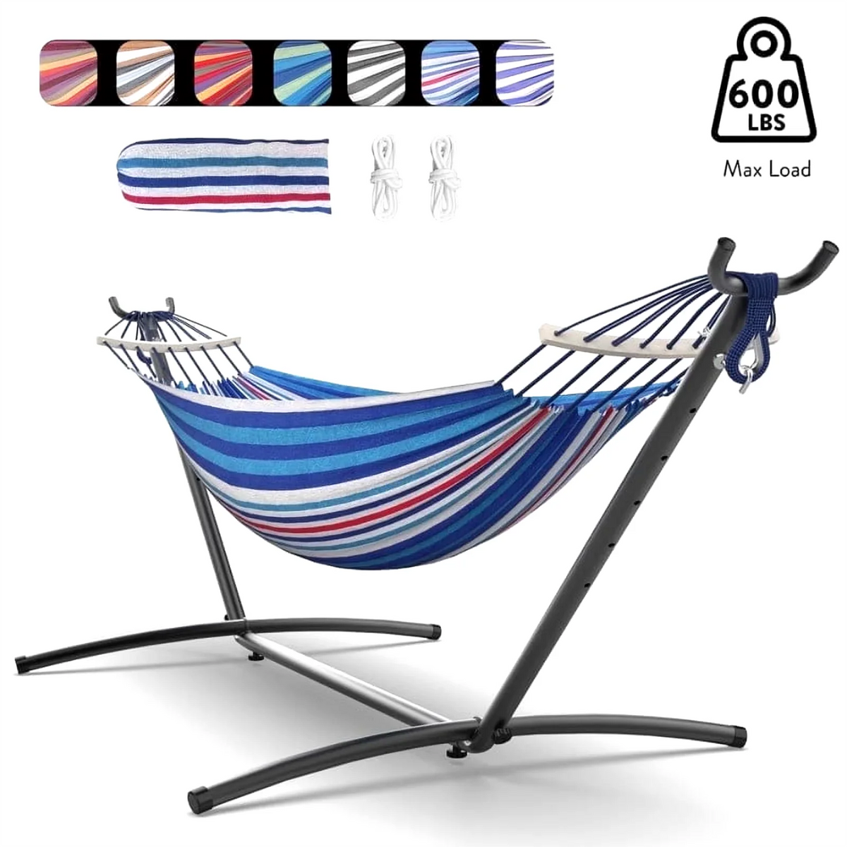 Gyroor Heavy Duty Adjustable Stand Hammock With Carry Sack