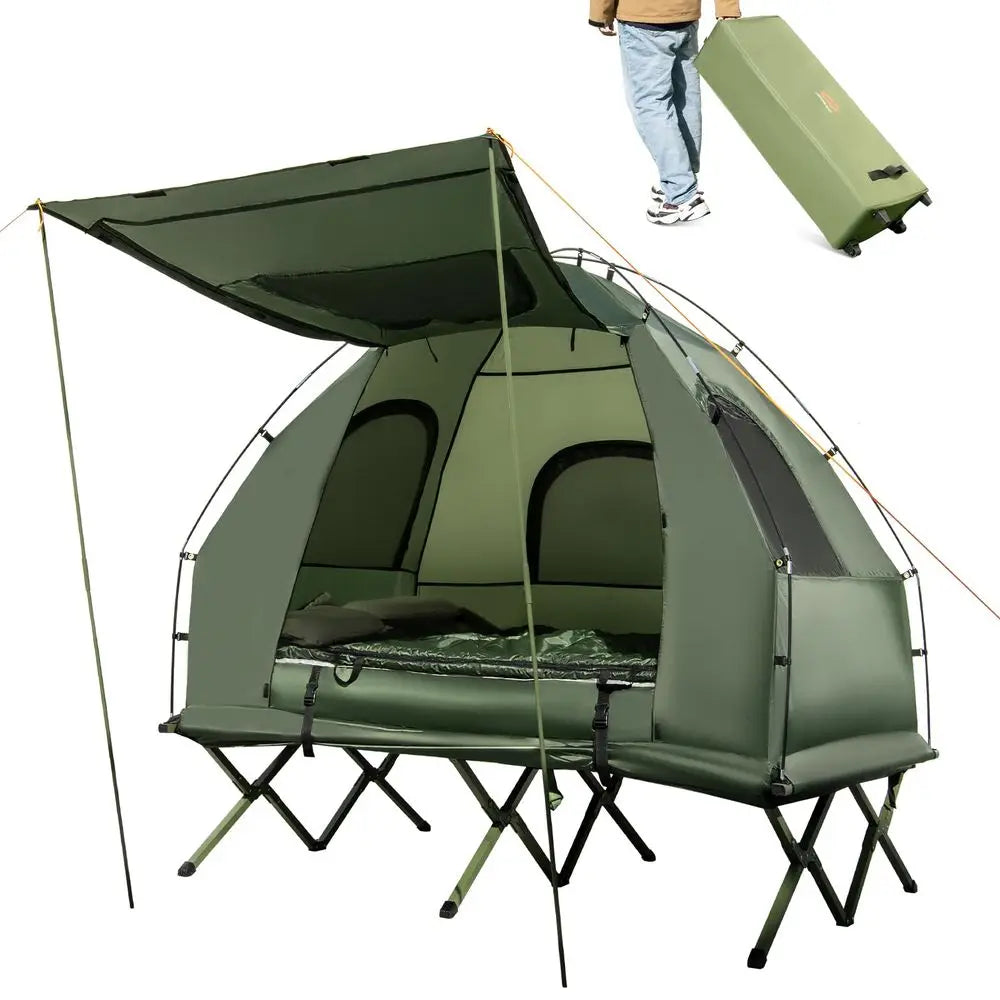 Waterproof Folding Camping Tent Cot With Complete Sleeping System
