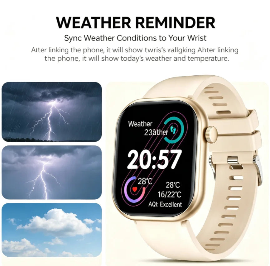 ERUN Wireless Smart Watch Bluetooth Calling TFT Display
